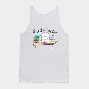 STUDYING CAT... HMM HMM Tank Top